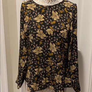 The Limited Women’s Floral Peplum Blouse